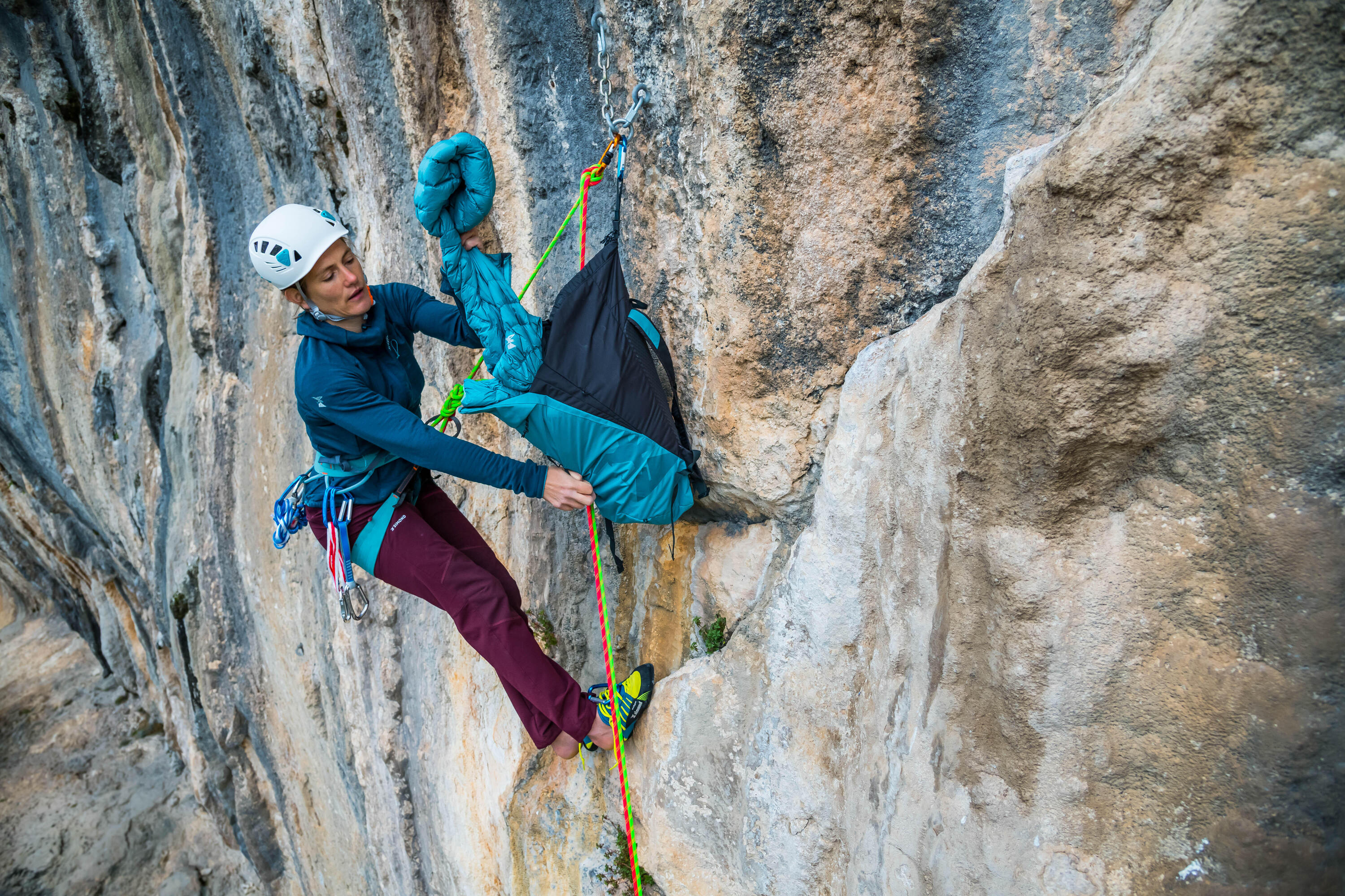 Harnais d’escalade femme - Vertika bleu 14/17