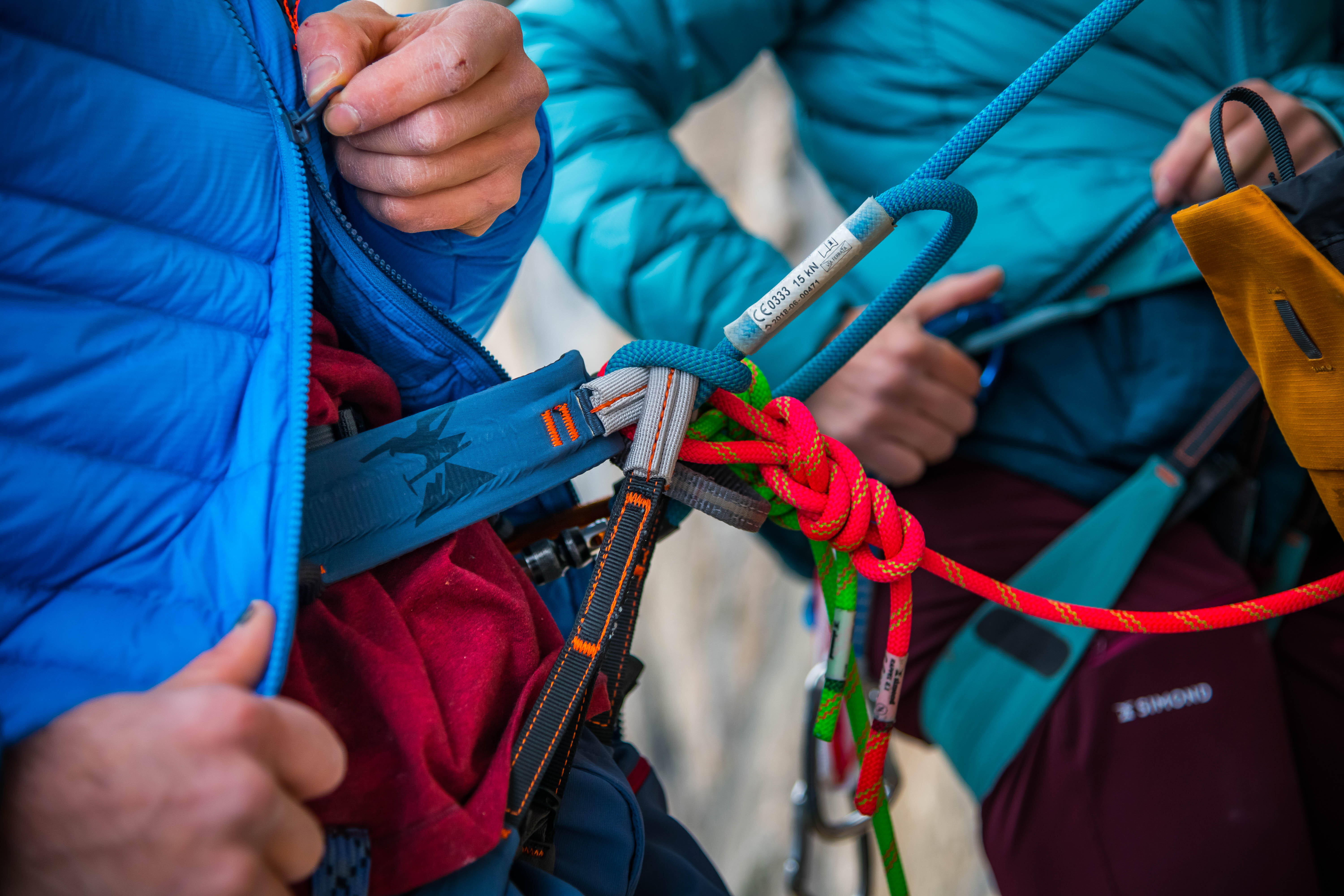 Double climbing and mountaineering lanyard - SIMOND