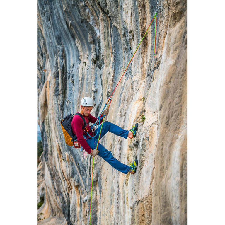 Double climbing and mountaineering lanyard