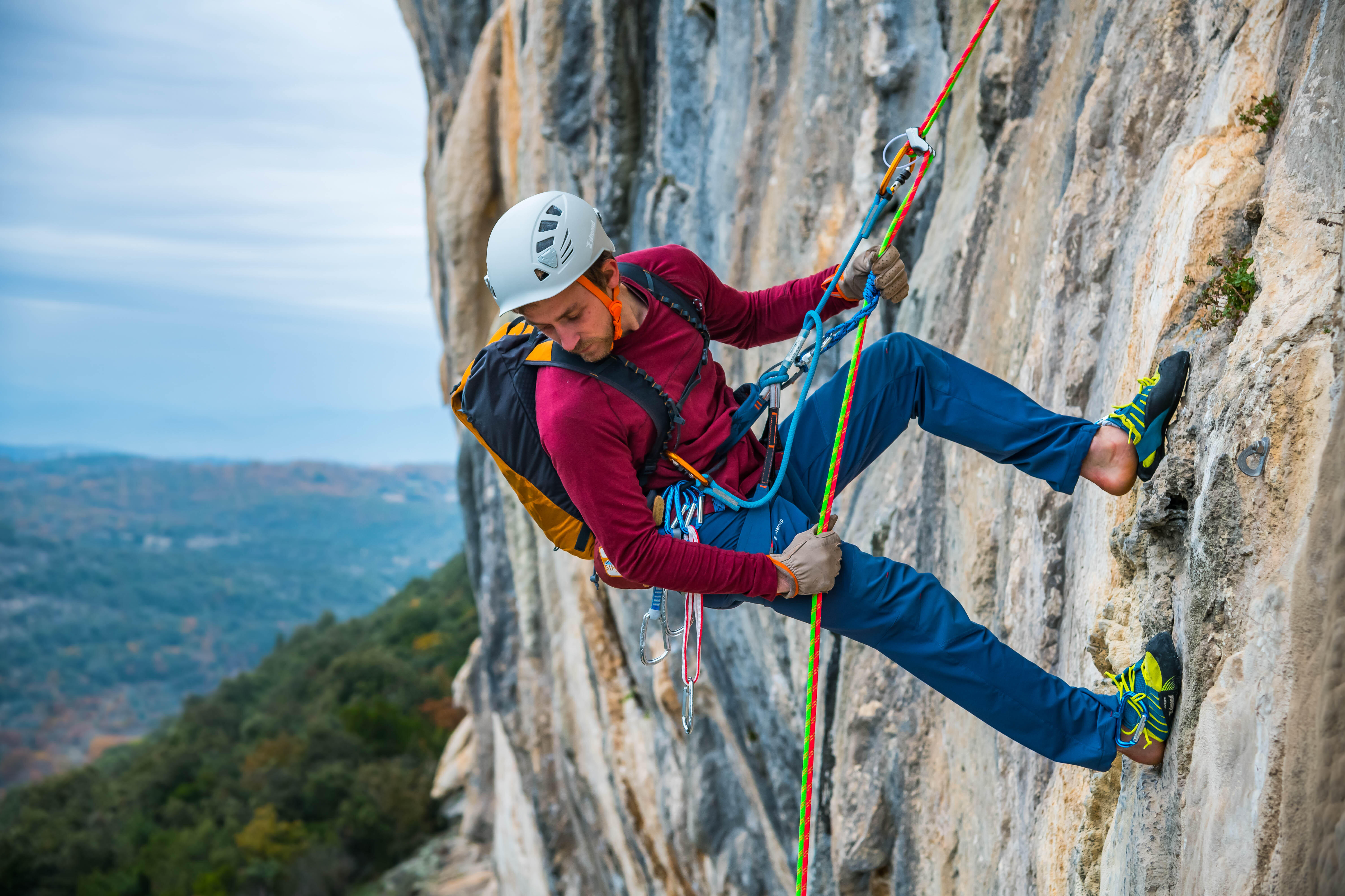 Double climbing and mountaineering lanyard - SIMOND