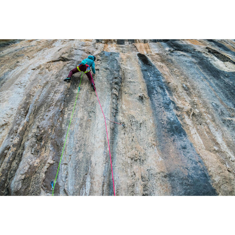 Pantalón de escalada y alpinismo Mujer Simond Rock Evo granate