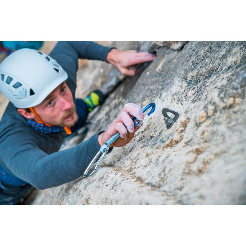 Bluză fără cusături conținut de lână merinos Alpinism Gri Bărbați
