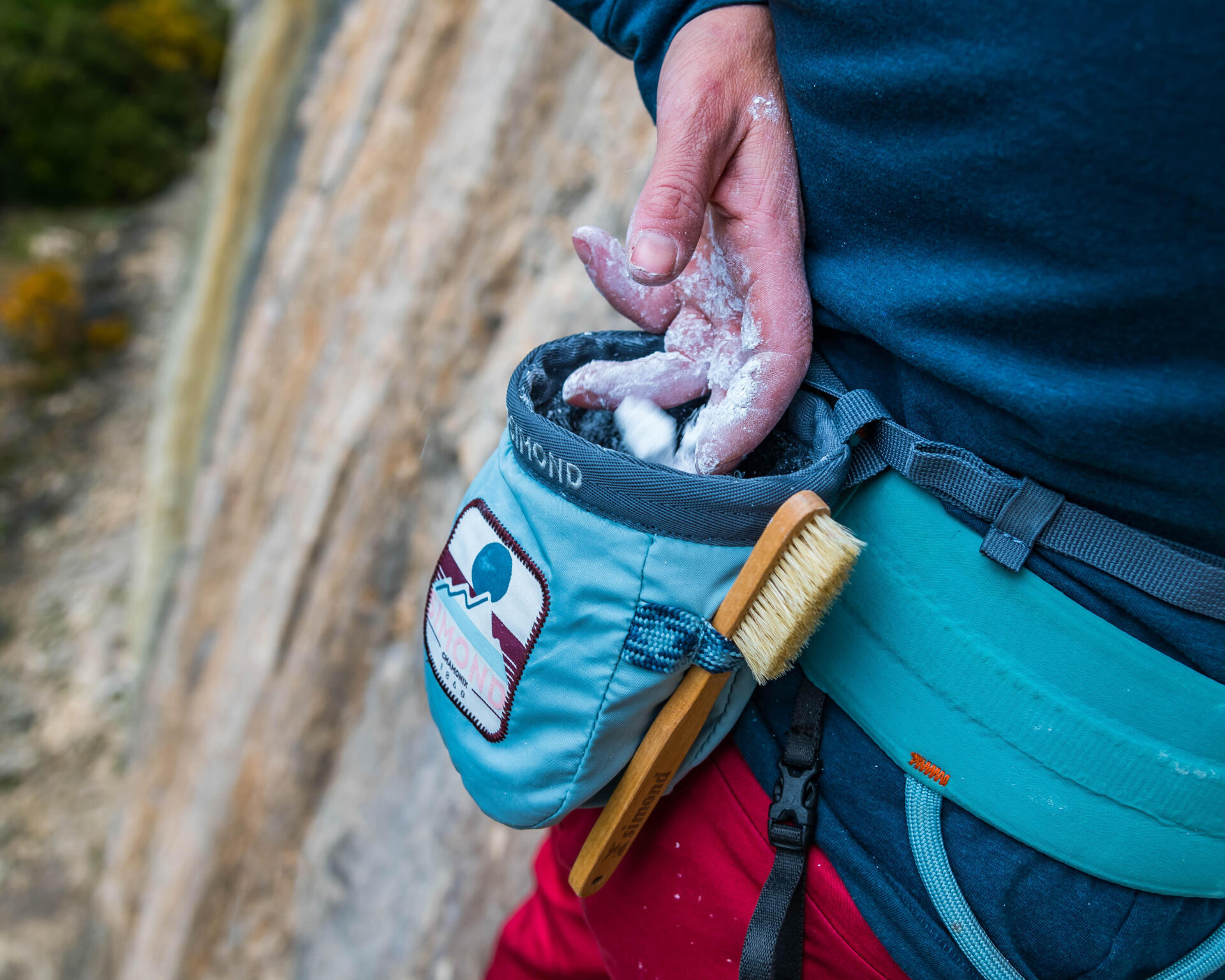 Saco de magnésio mantenha as mãos secas