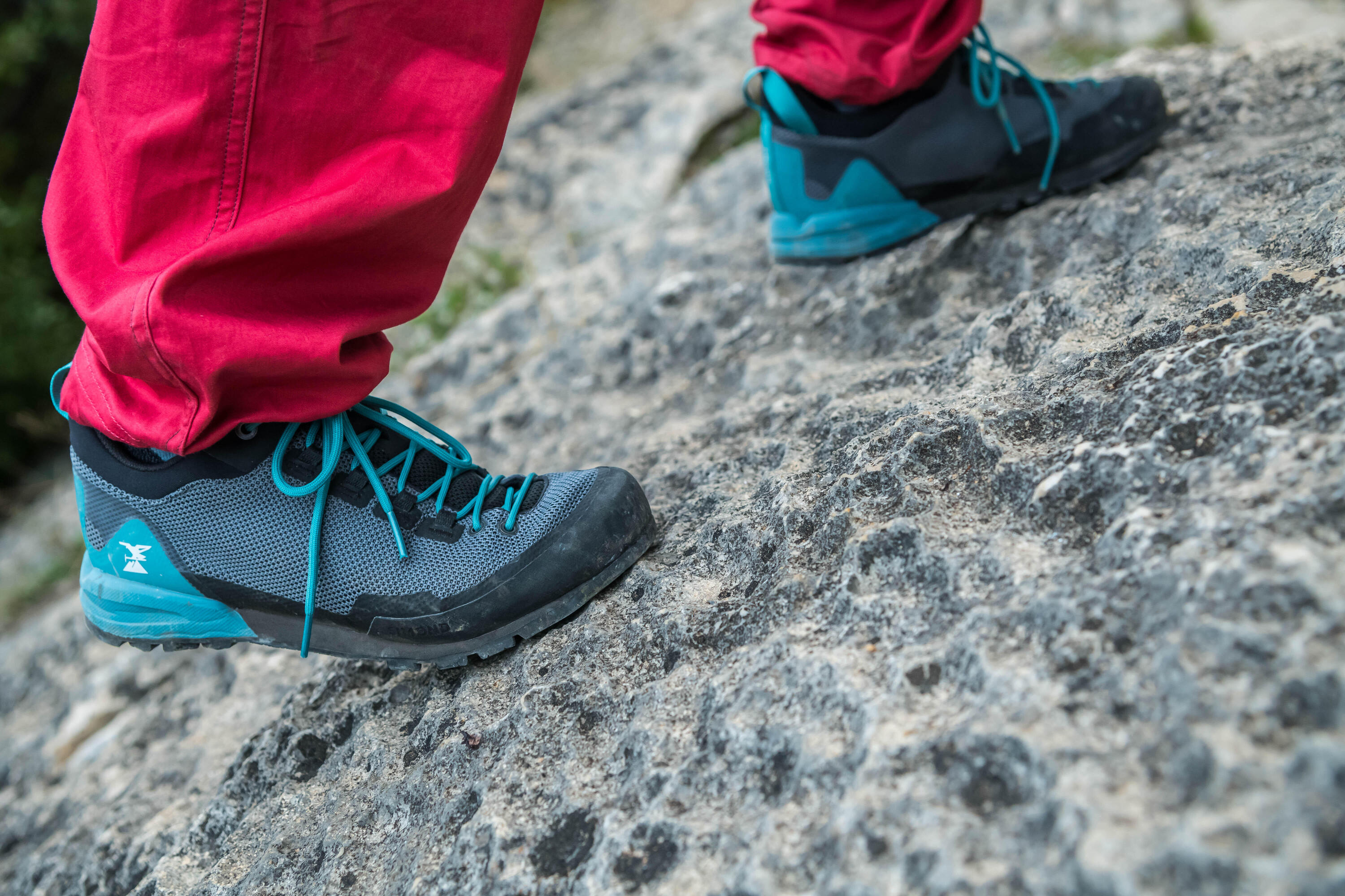 Scarpe avvicinamento donna EDGE turchesi 7/11