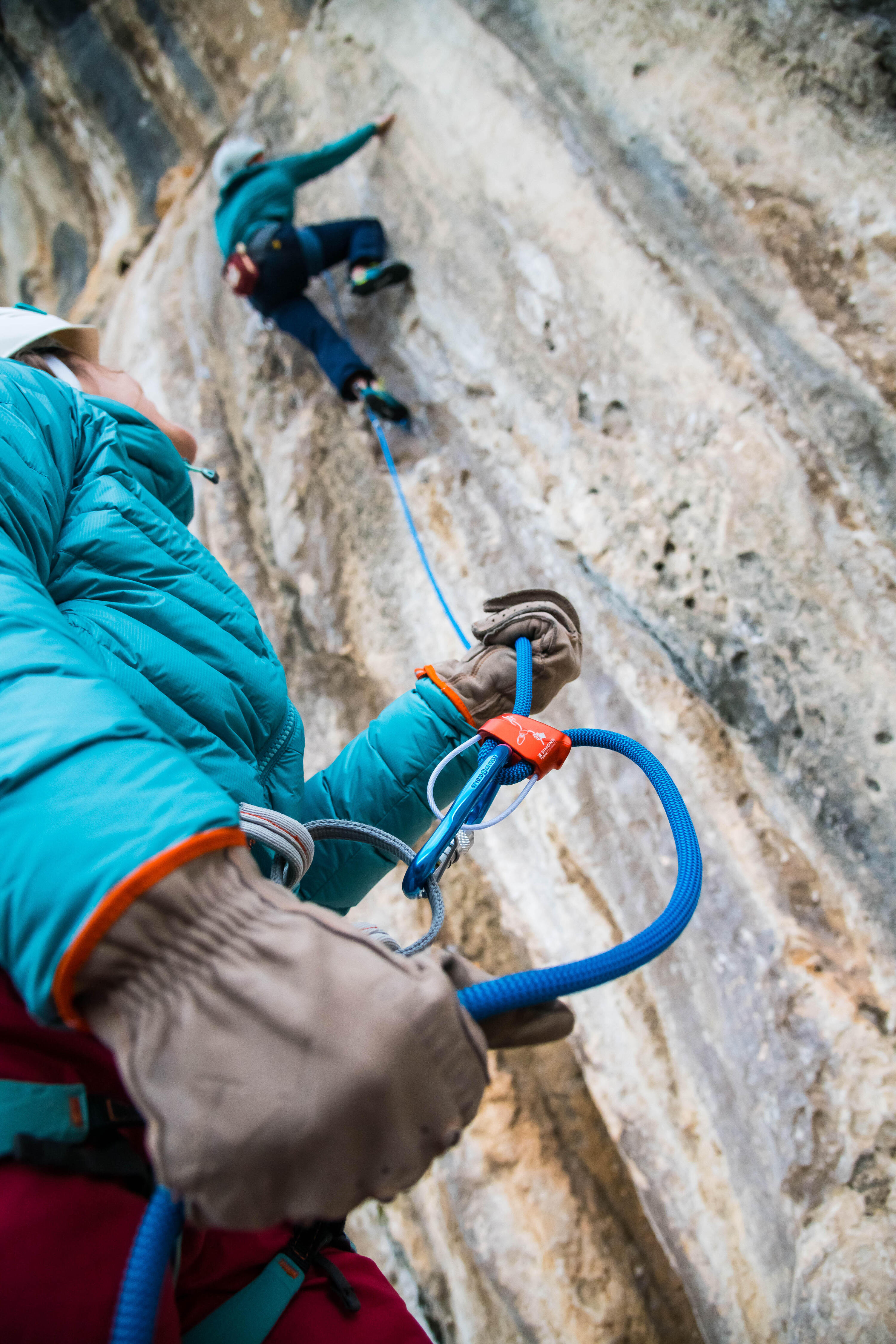 Sicherungshandschuhe 6/8