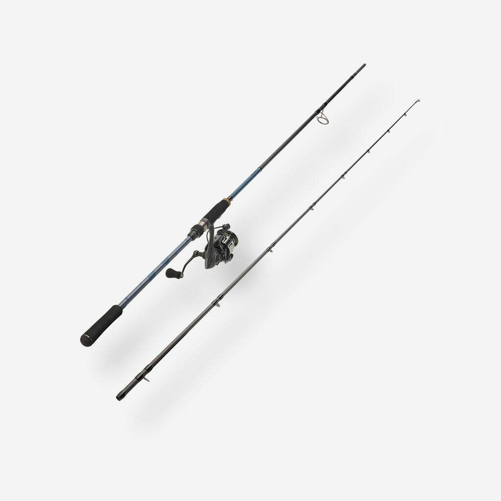 Komplet ribiške palice z rolo za ribolov z vabo WXM 500 Spinning 2,40 m (40 g)