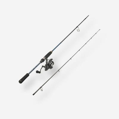 Set canna e mulinello pesca con artificiali WXM 500 SPINNING 2.10m L 2-10g