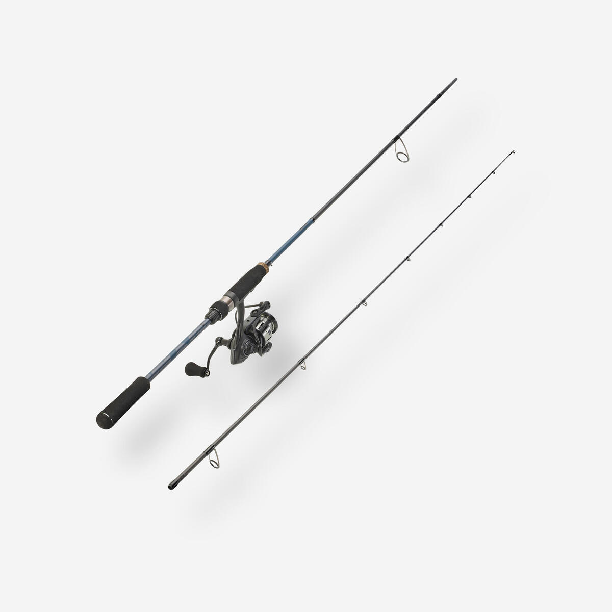 Ensemble canne & moulinet pêche aux leurres WXM 500 Spinning 2.10m L 2-10g