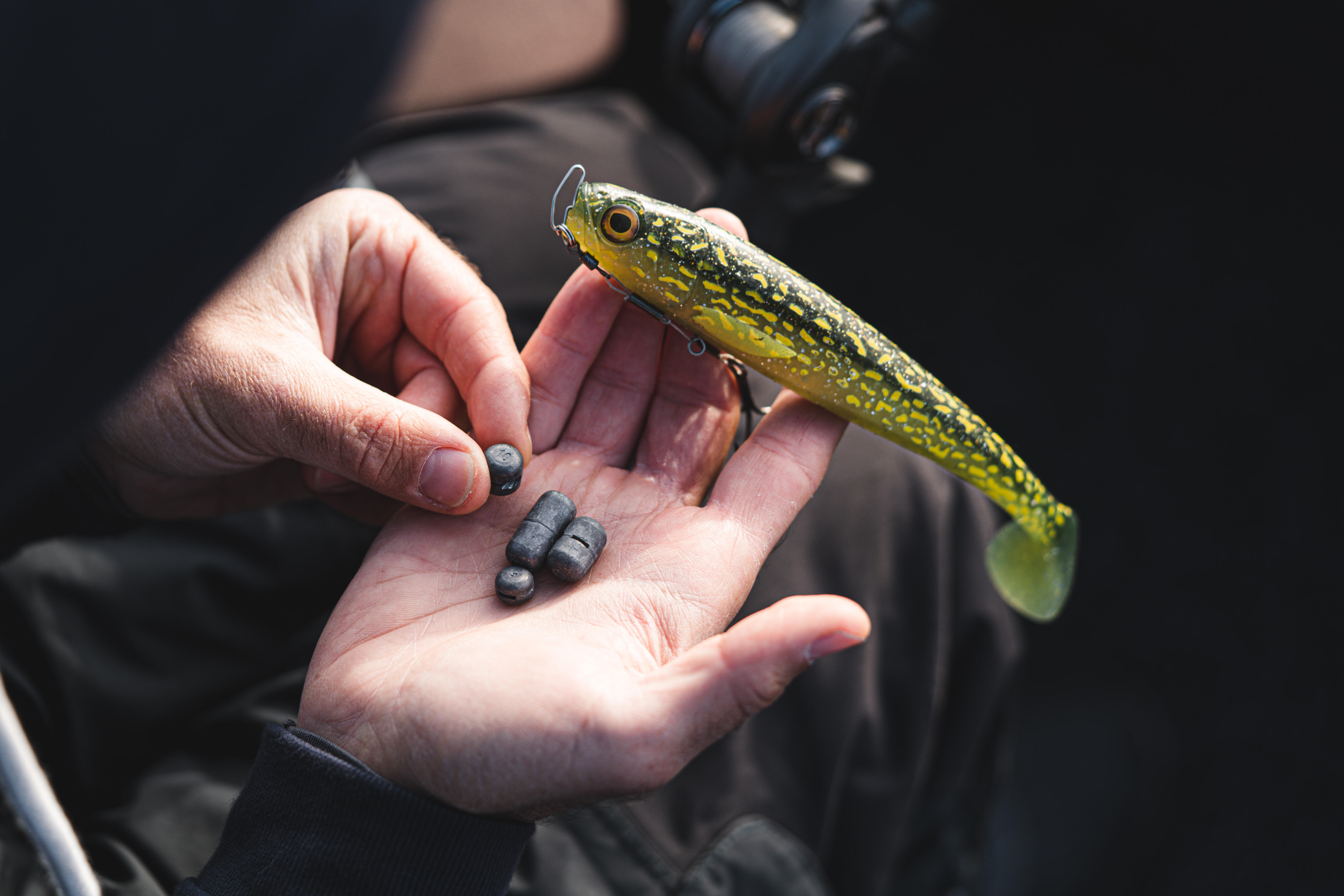 JIG HEAD LURE FISHING PIKE TP SCR - Dark grey - Caperlan - Decathlon