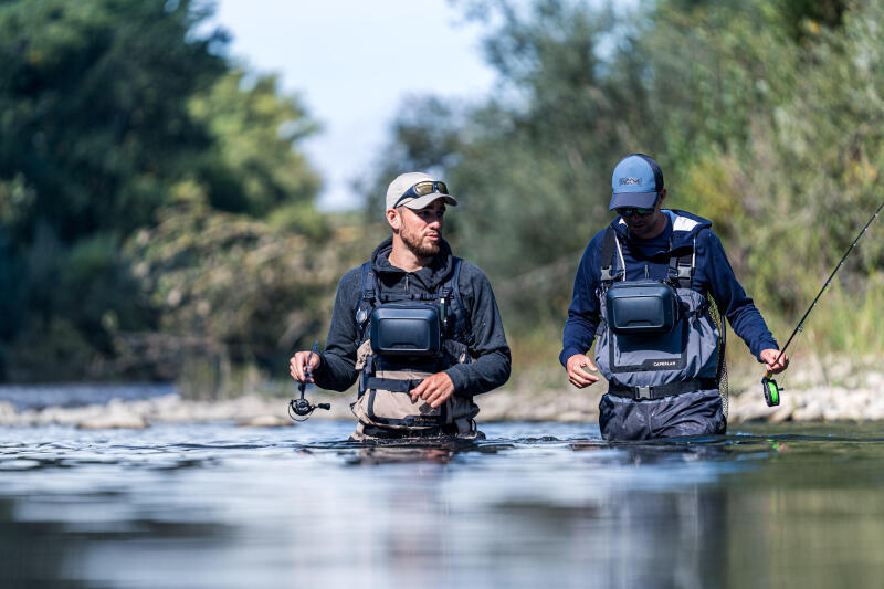 Spodniobuty wędkarskie Caperlan WDS 500 BR-S oddychające