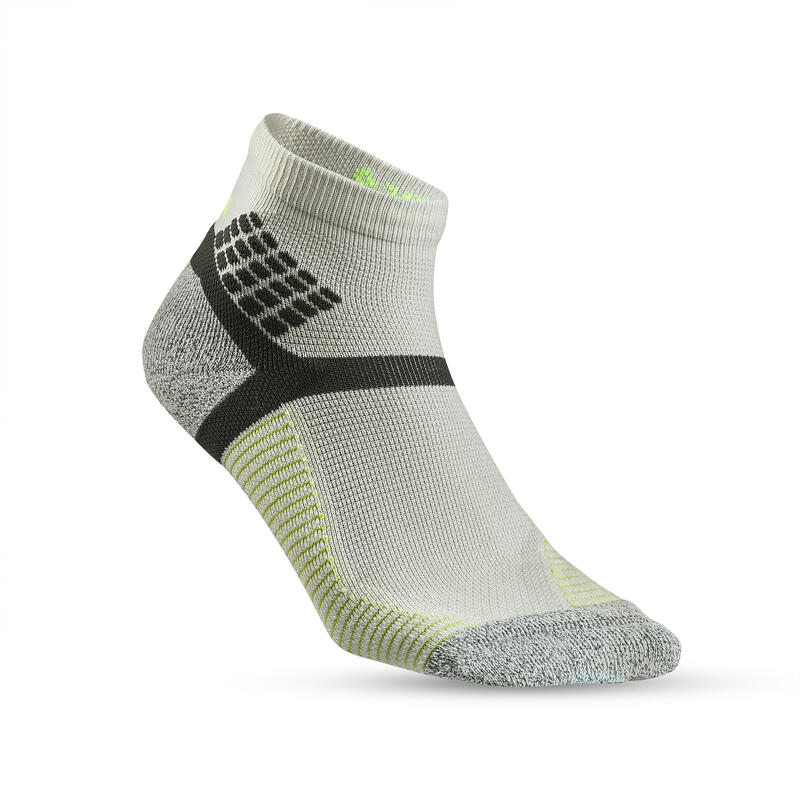 Hiking Socks Hike 500 Mid 2-Pack - grey yellow