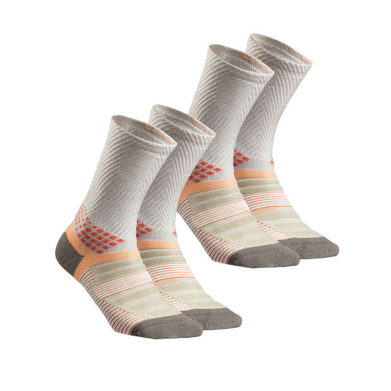 Wandersocken Hike 900 hoch 2 Paar beige Wandersocken Hike 900 hoch 2 Paar beige