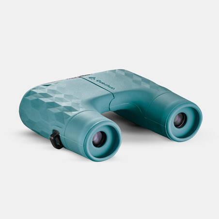 Children’s non-adjustable hiking binoculars - MH B100 - 6x enlargement blue