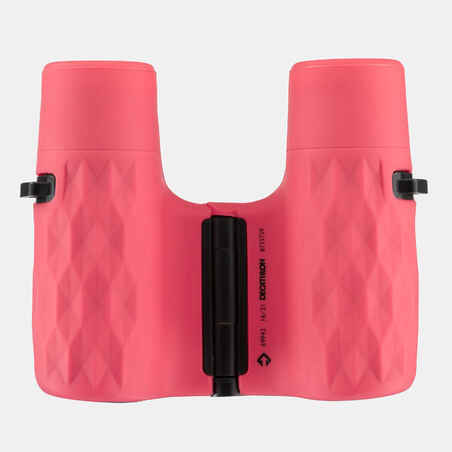 Kids' Hiking Focus-Free Binoculars MH B100 x6 Magnification - pink