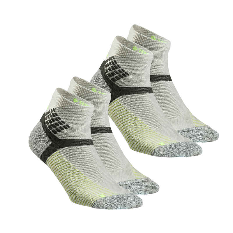 Wandersocken Hike 500 halbhoch 2 Paar grau Wandersocken Hike 500 halbhoch 2 Paar grau