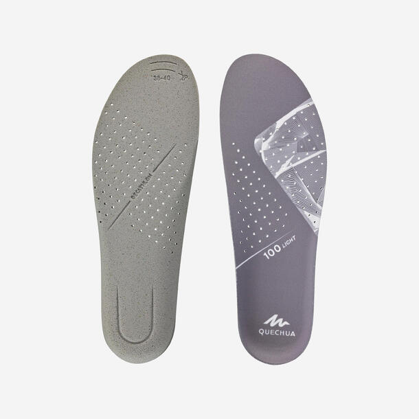 Walking Shoes Insoles 100 Grey