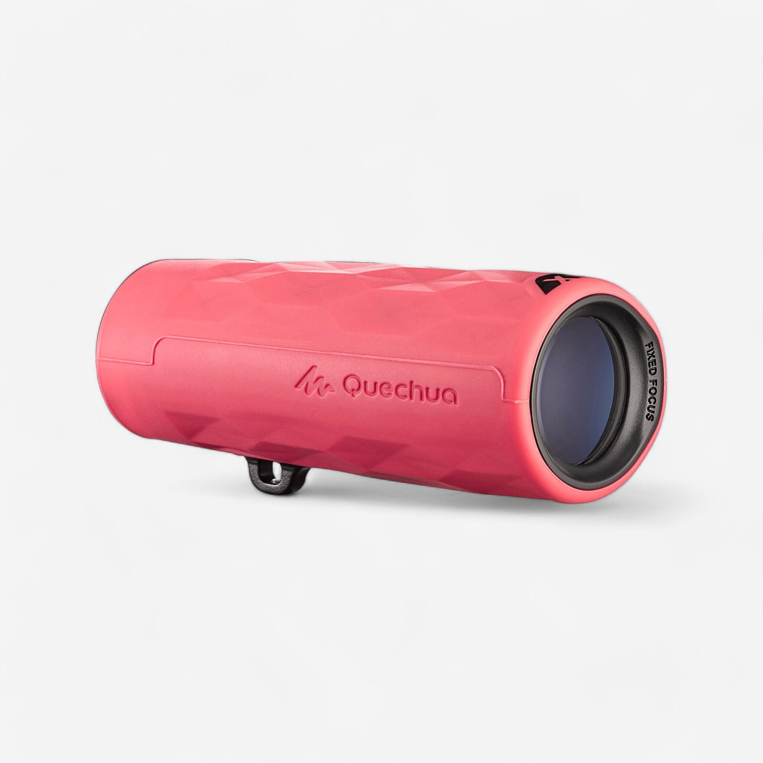 Quechua - Monoculaire Randonnée Enfant Sans Réglage M 100 Grossissement X8 Rose - Jumelles - Sac A Dos Accessoires Randonnee Trek - - Taille Unique - Decathlon
