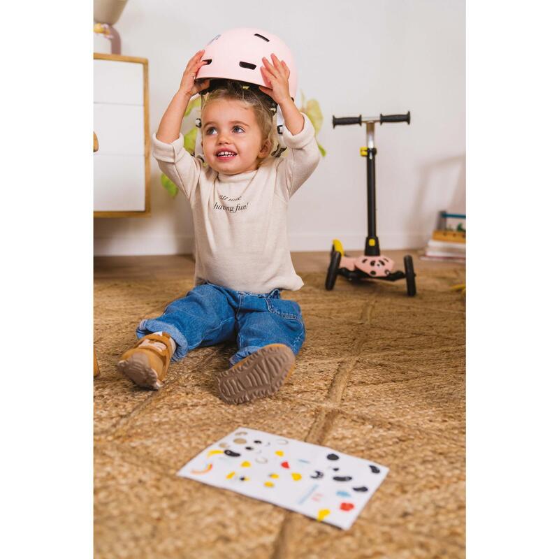 Cască Role/Skateboard/Trotinetă MF 500 Roz 