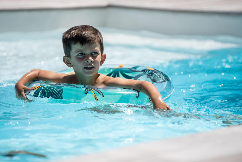 Salvagente piscina bambini PALME 65 cm trasparente