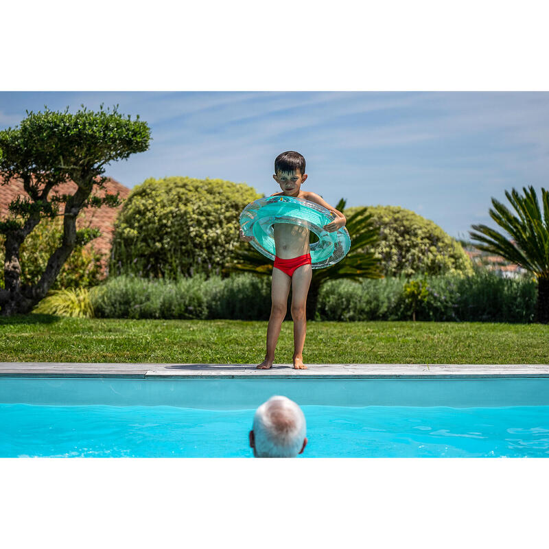 Flotador piscina Niños máx 50 Kg/65 cm transparente verde