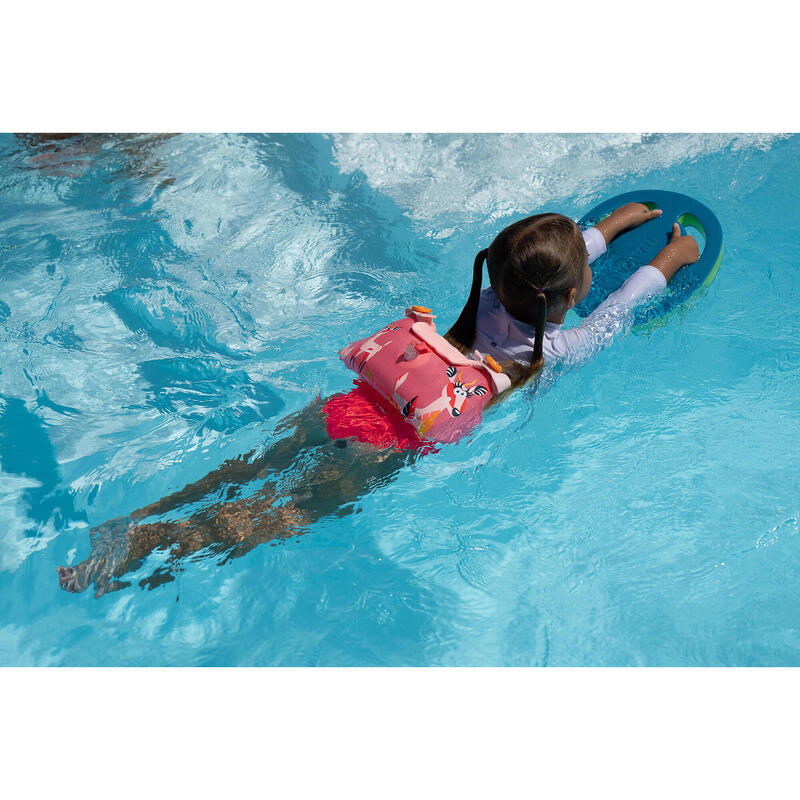 Braccioli-cintura piscina bambino TISWIM GAZZELLA 15-30 kg rosa