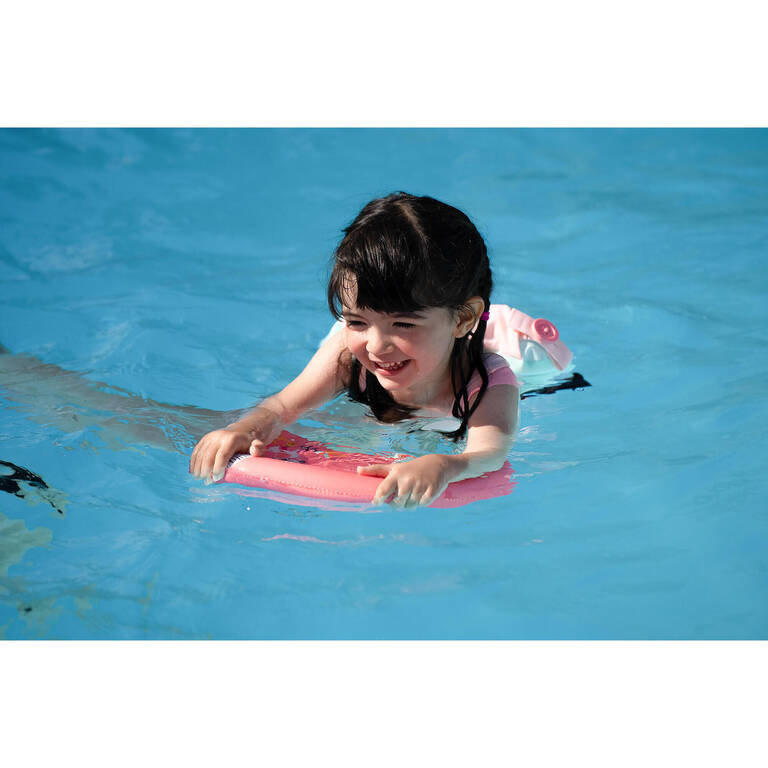 Kid's Swim Board pink with "GAZELLE" print