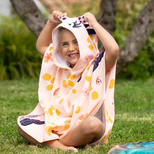 Poncho de bain coton bébé