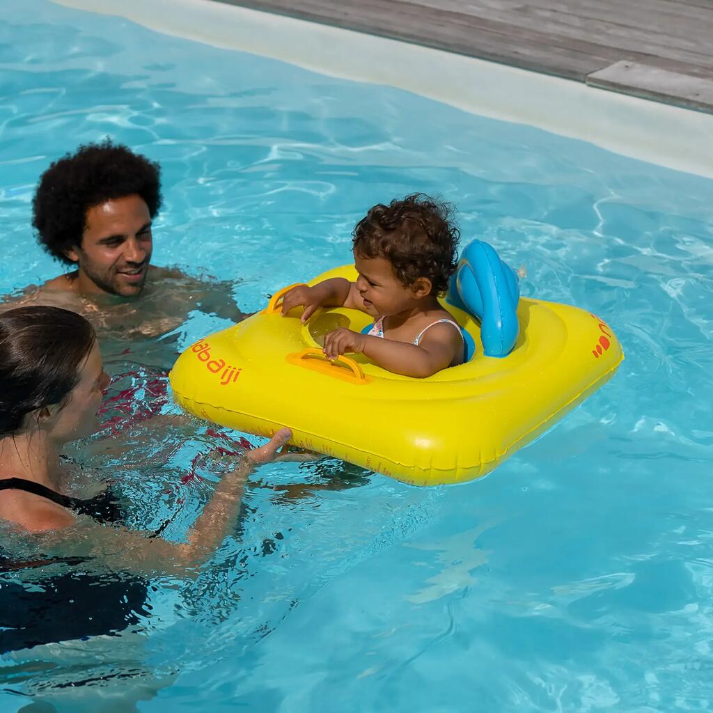 Žuti šlauf za bebe s ručkama (7–11 kg)