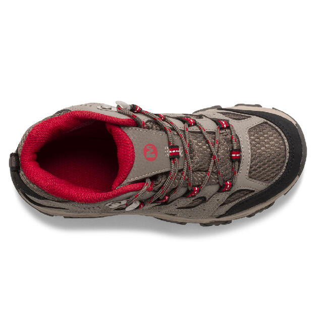 CALÇADO IMPERMEÁVEL DE CAMINHADA CRIANÇA MERRELL MOAB 3 MID RED