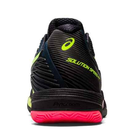 Lejos Escalera Fuera de Men's Clay Court Tennis Shoes Gel-Solution Speed FF 2 - Black - Decathlon