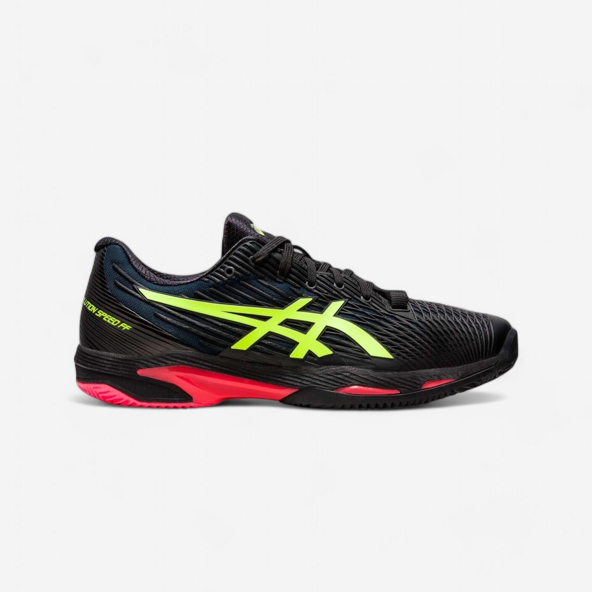 ASICS Men's Clay Court Tennis Shoes Gel-Solution Speed FF 2 - Black