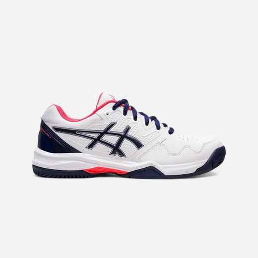 
      Women's Clay Court Tennis Shoes Gel-Dedicate - White/Navy
  