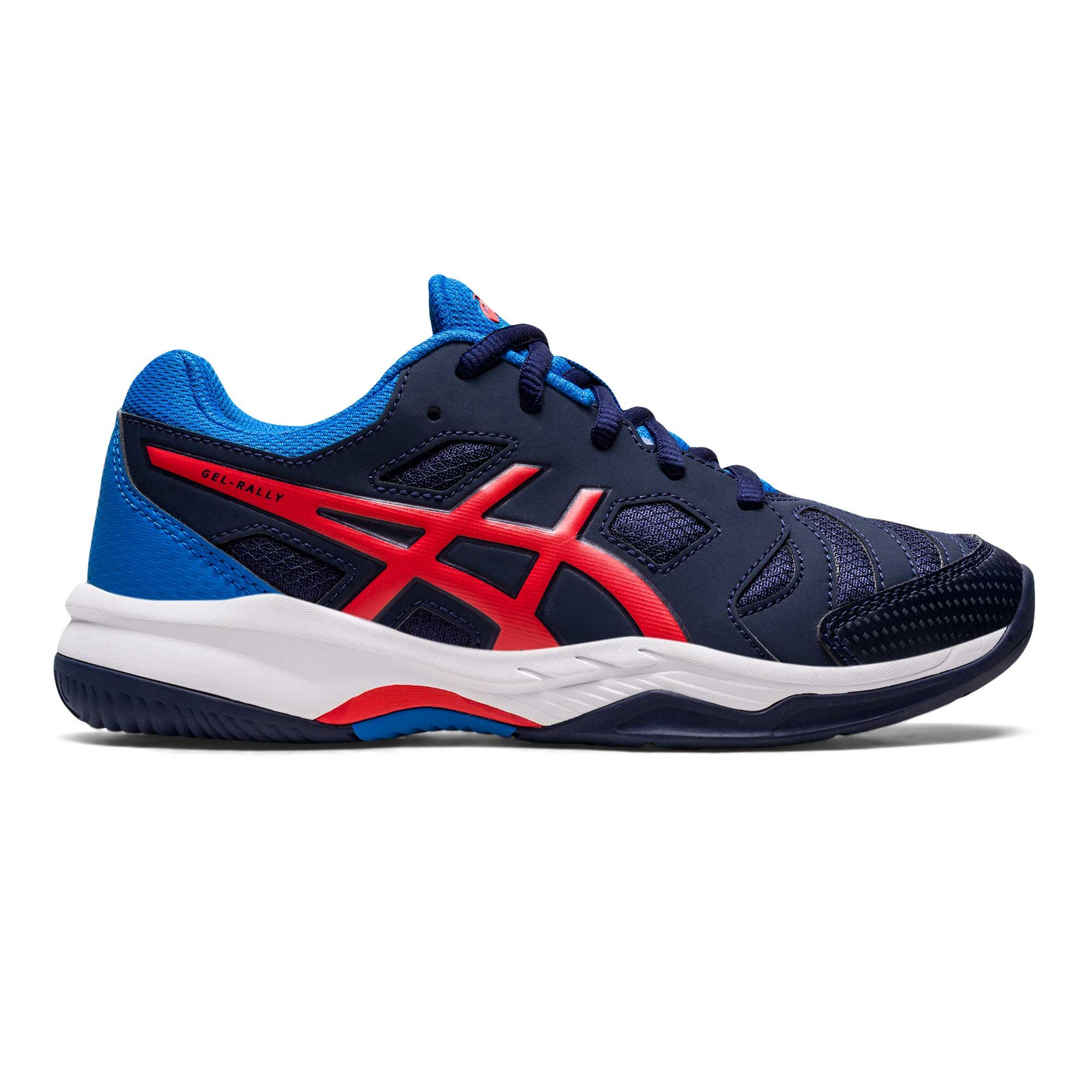 Scarpe tennis junior GEL RALLY azzurre ASICS | DECATHLON