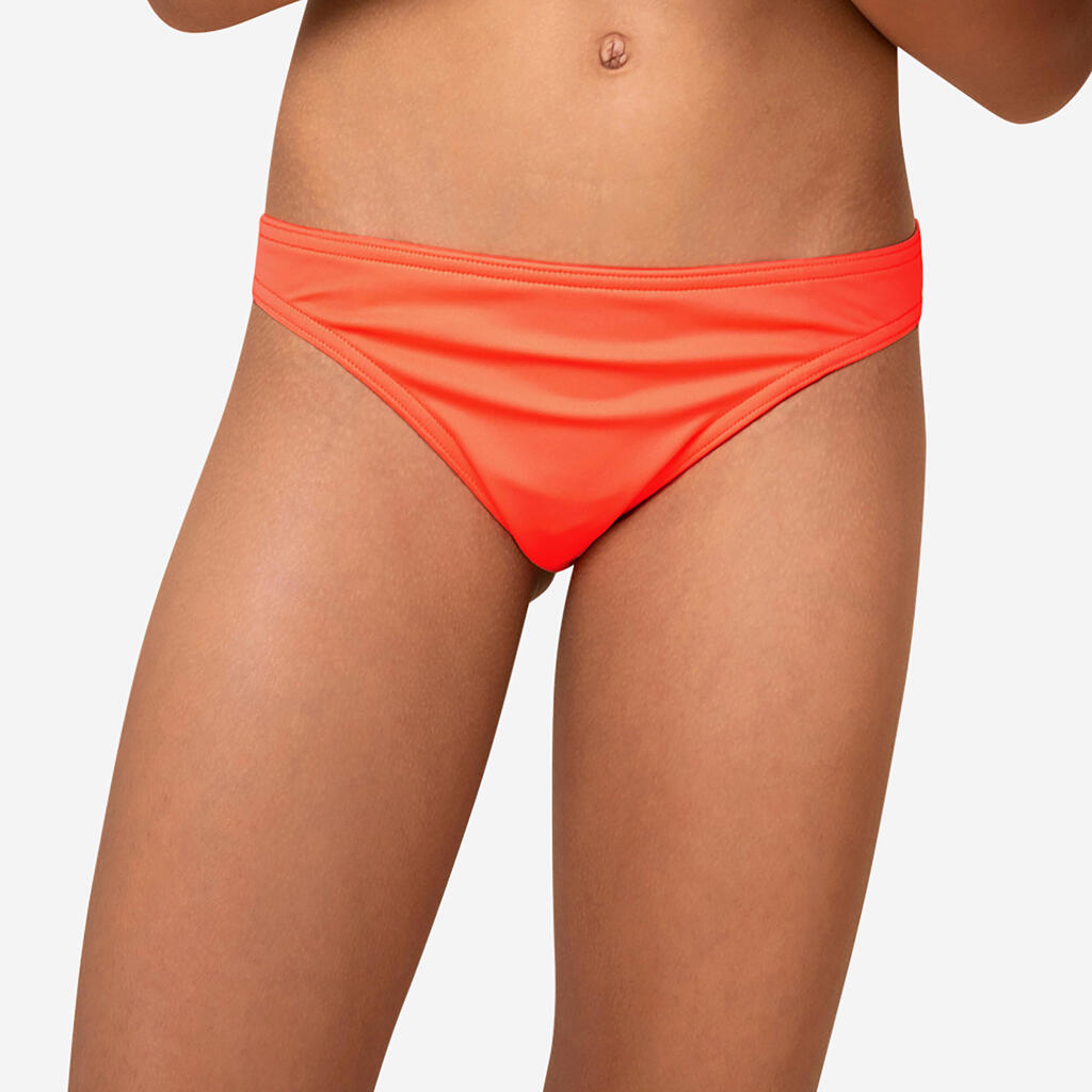 maillot de bain 2 pièces fille TAMARA 100 corail