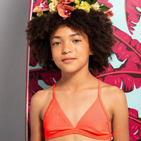 Koralni dvodelni kupaći kostim za devojčice TAMARA 100