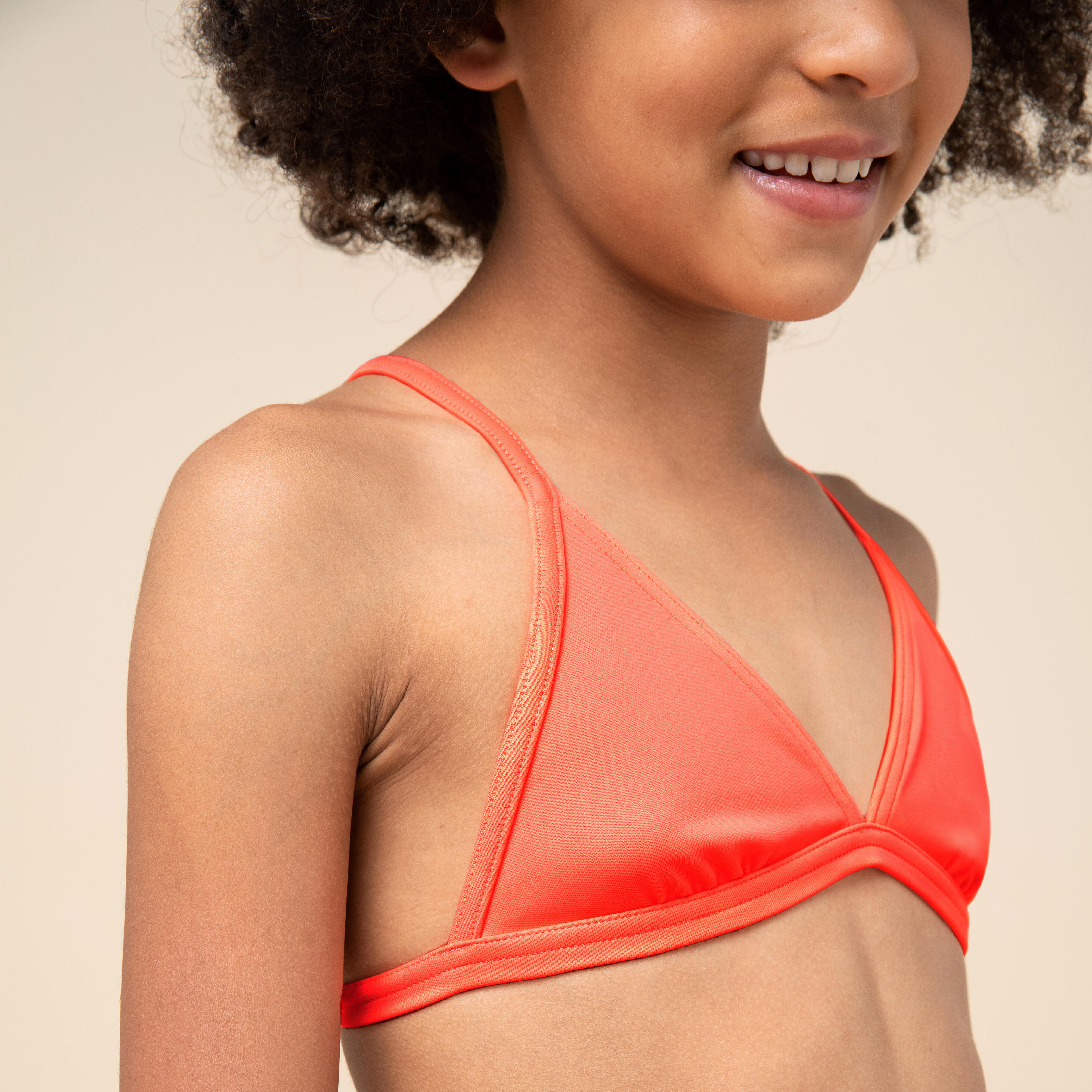 girl's 2-piece swimsuit TAMARA 100 coral