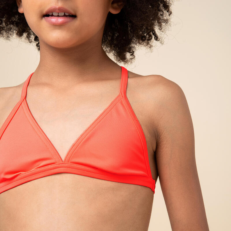 Conjunto Bikini Niña Tamara 100 Coral