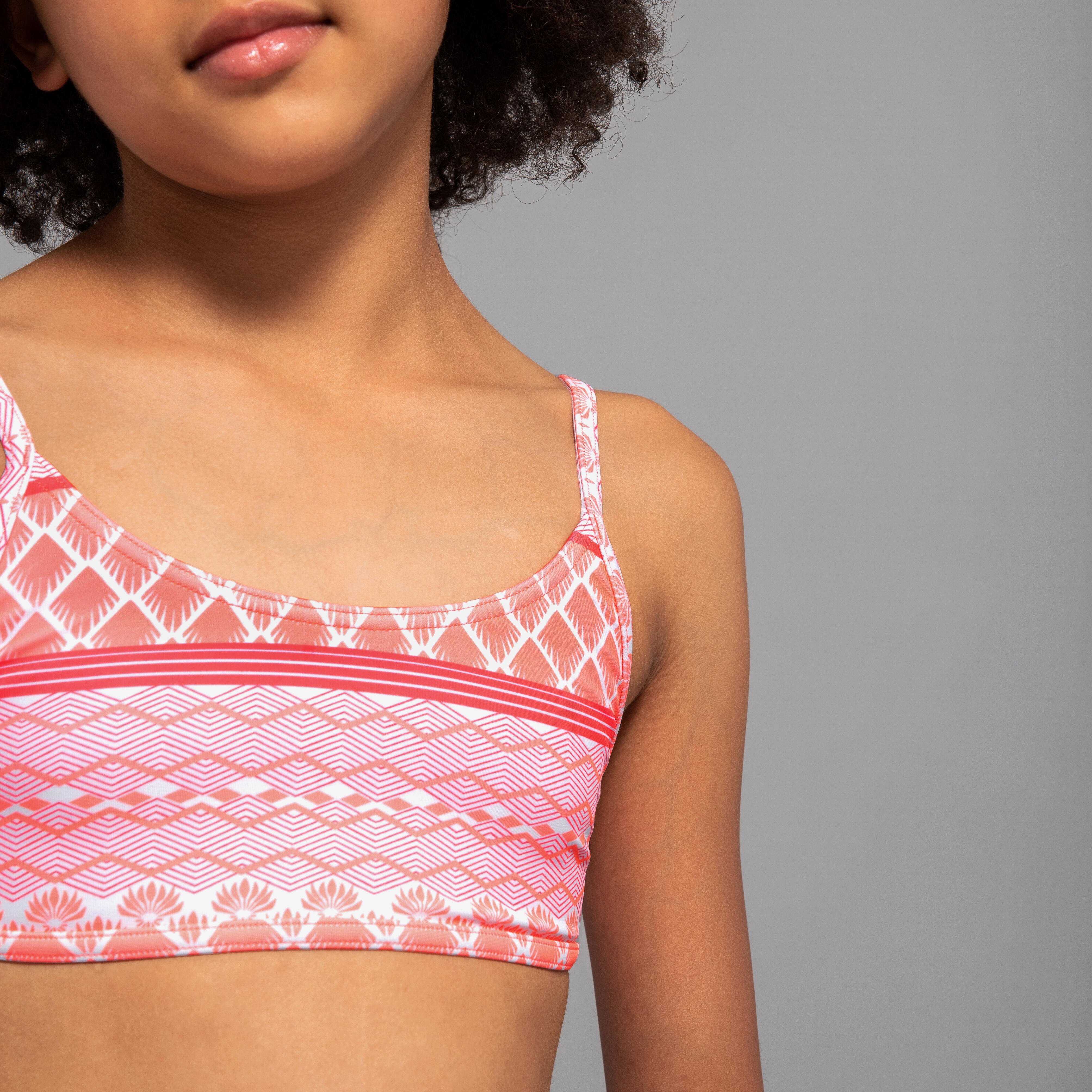 Top Bikini Nina 100 Rosa Decathlon