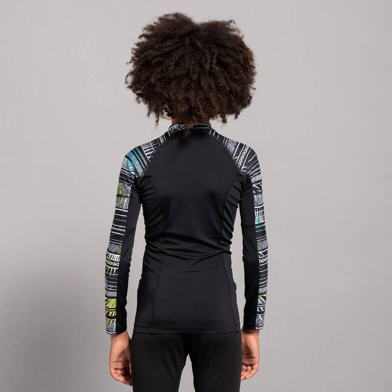 Top Solar Anti-UV Niño Negro Manga Larga - Decathlon