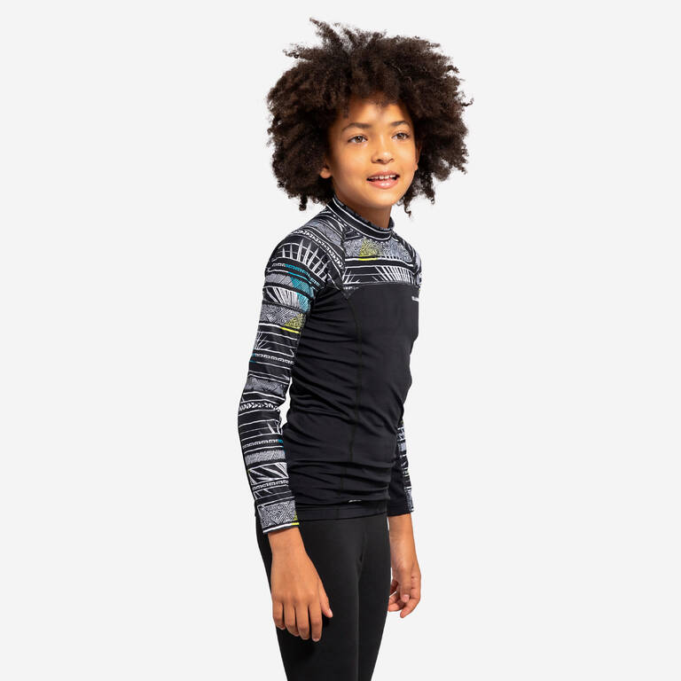 Boy's Long-sleeved Sun Top black