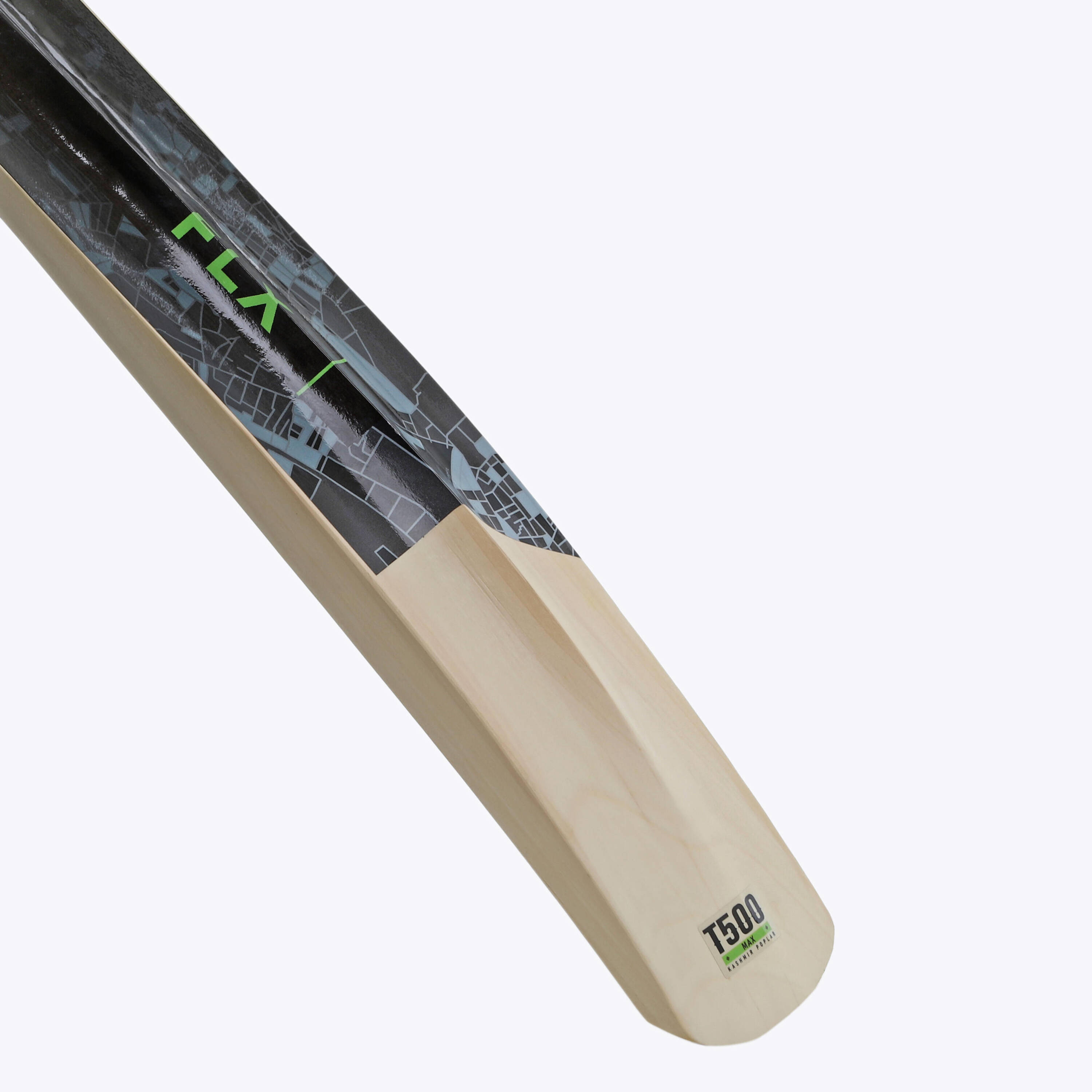 Adult Cricket Tennis Ball Cricket Bat T500 Max -Black -  4