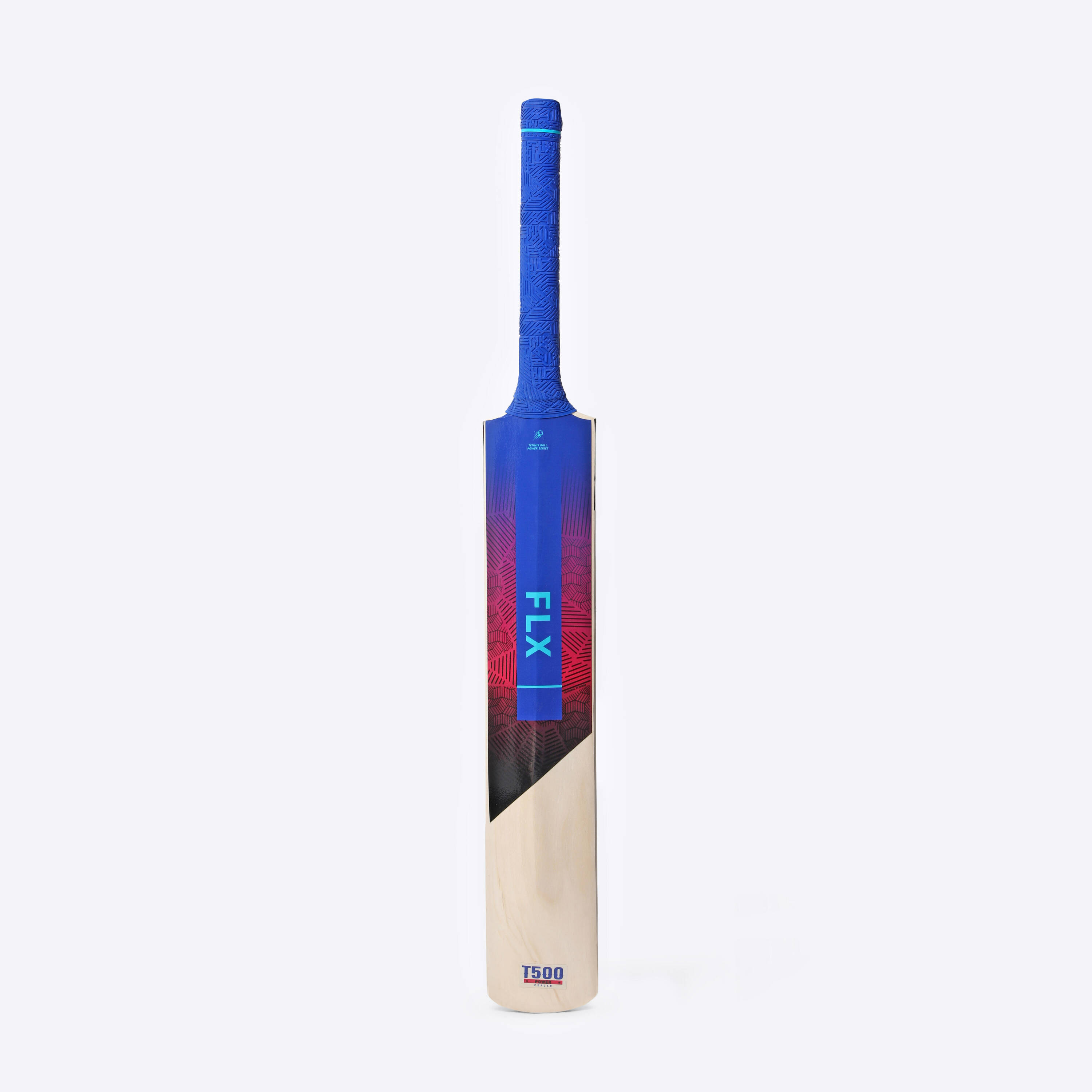 Adult Cricket Tennis Ball Cricket Bat T500 Power -Blue -  5