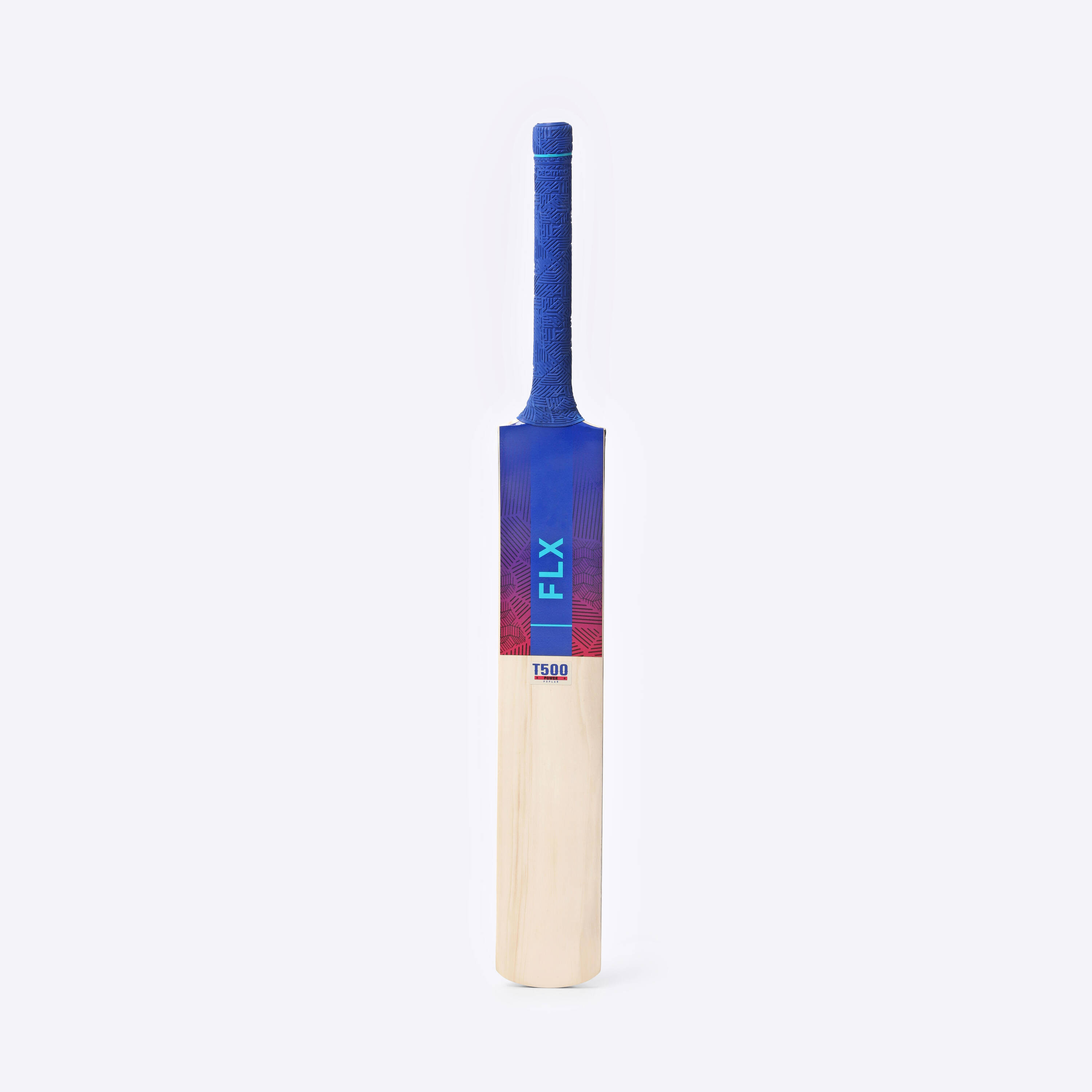Adult Cricket Tennis Ball Cricket Bat T500 Power -Blue -  4