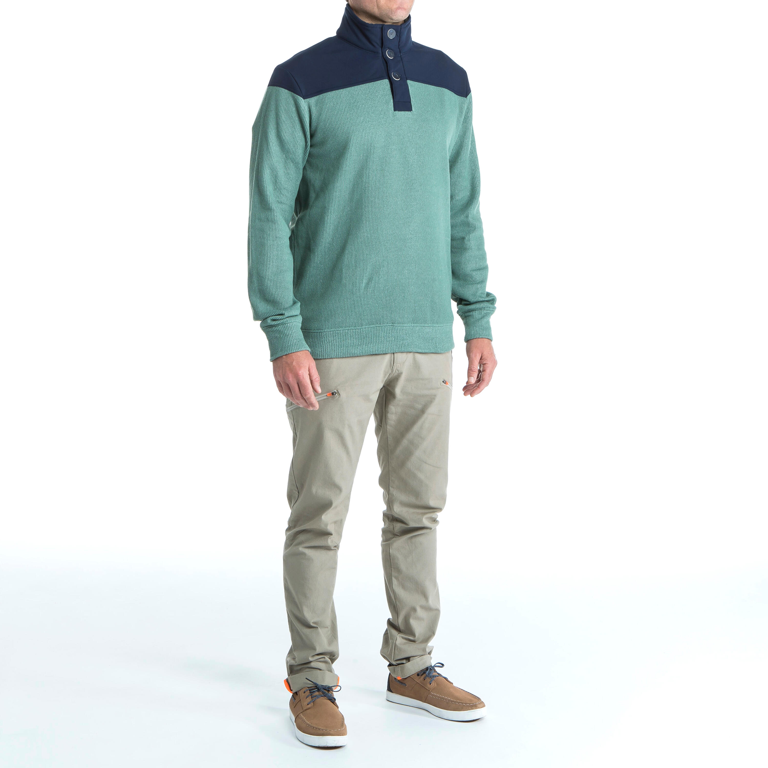 M sailor’s sailing pullover 100 - blue khaki 2/5