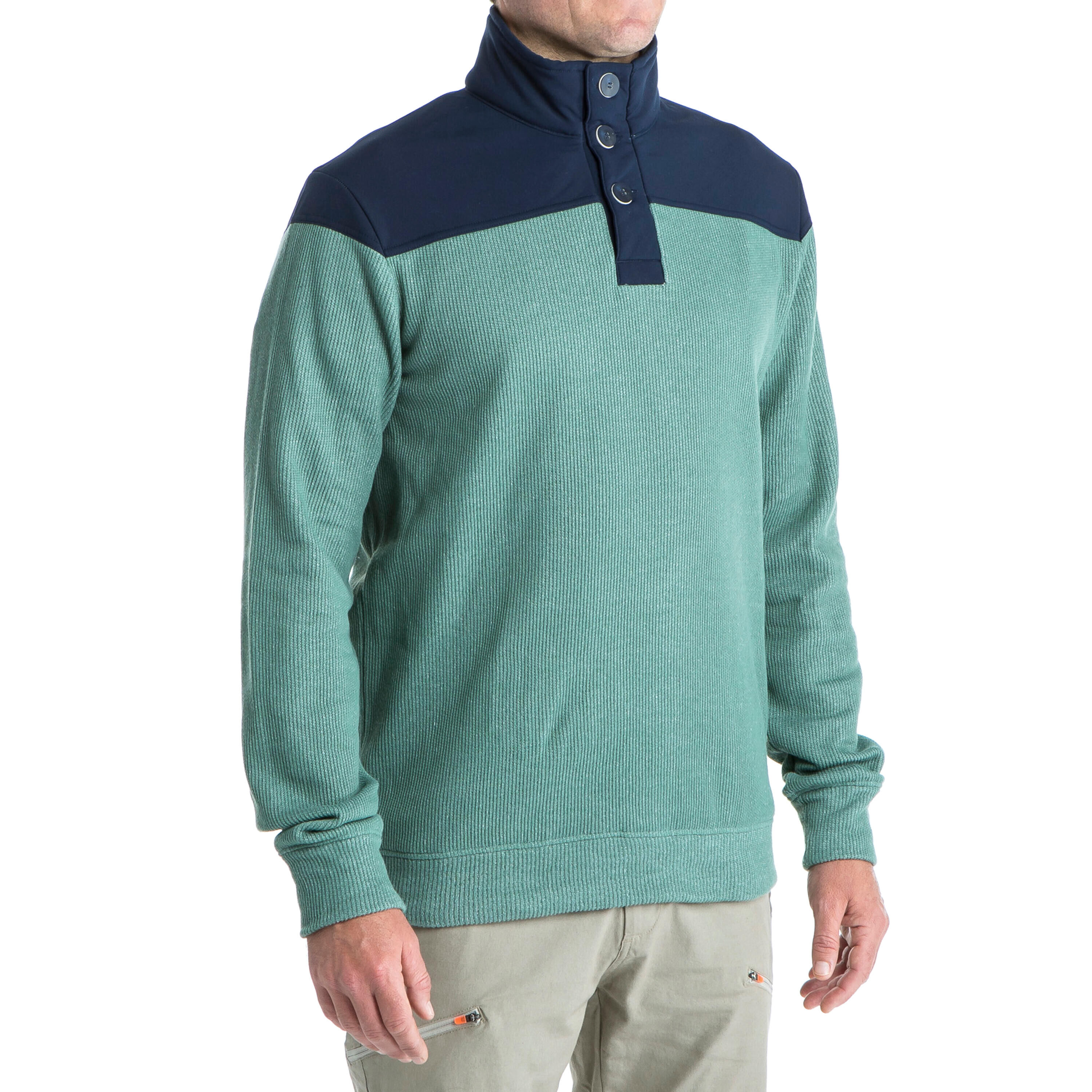 TRIBORD M sailor's sailing pullover 300 - blue khaki