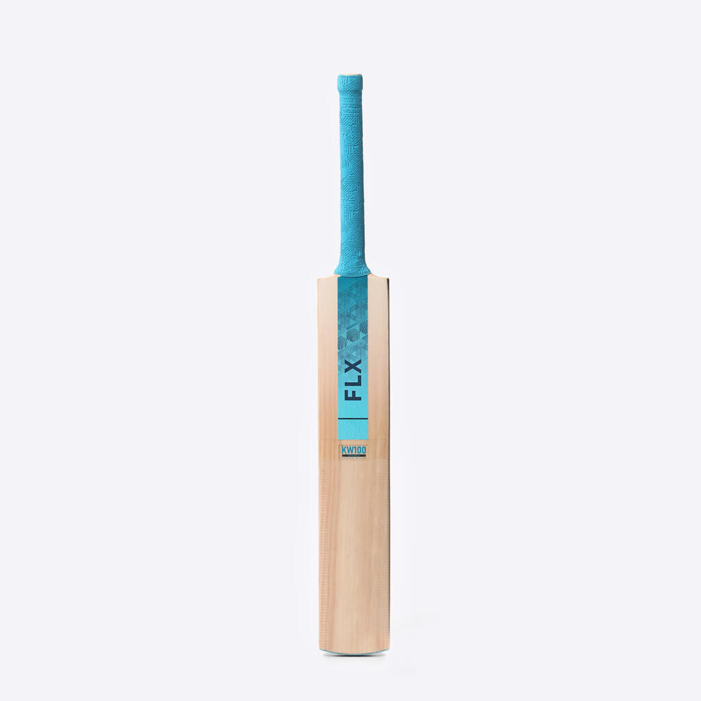 ADULT KASHMIR WILLOW CRICKET BAT KW 100 DRB TURQUOISE