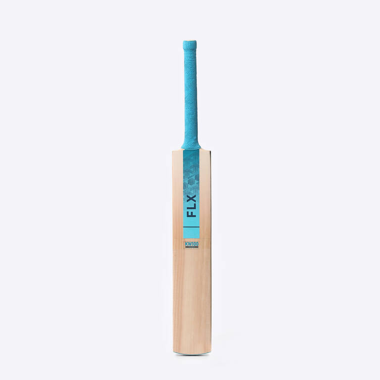 Adult Cricket Bat Kashmir Willow KW 100 Drb Turquoise