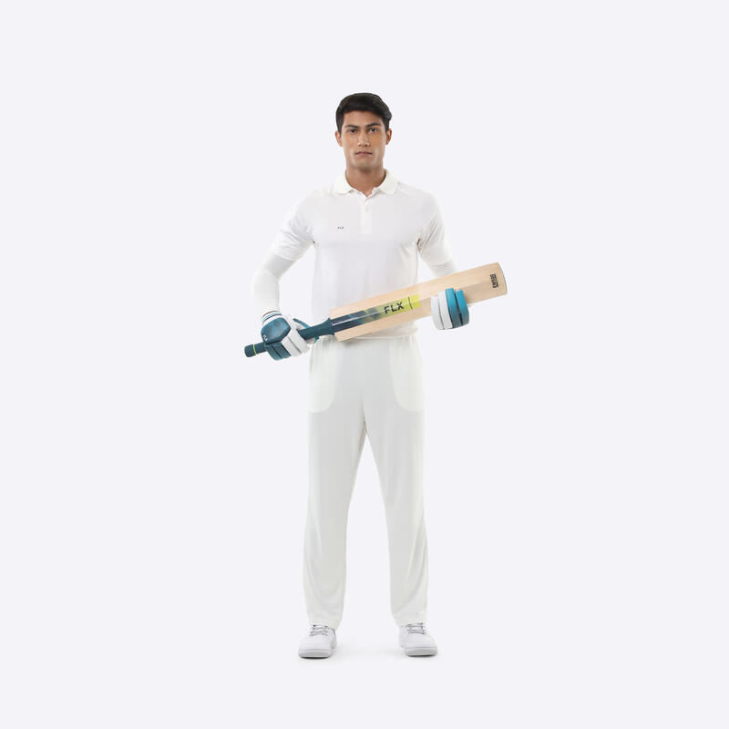 ADULT GRADE 5 ENGLISH WILLOW CRICKET BAT EW 500 POWER TURQUOISE FLX