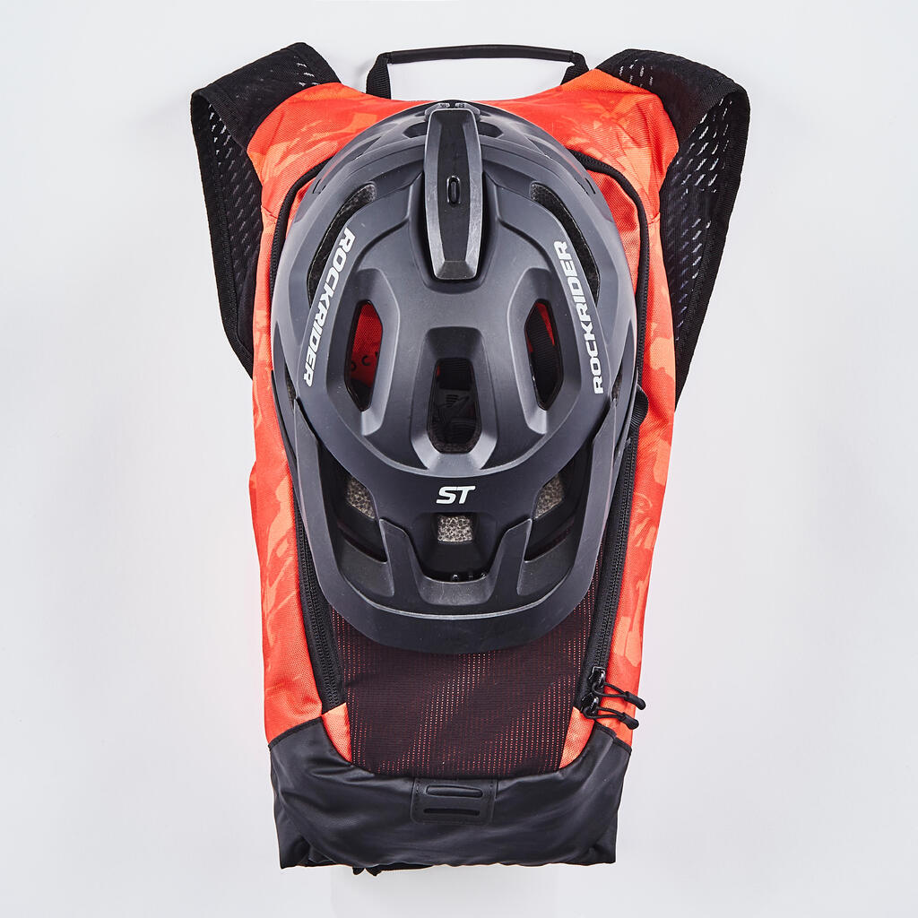 Mountain Bike Hydration Backpack Explore 7L/2L Water - Plum