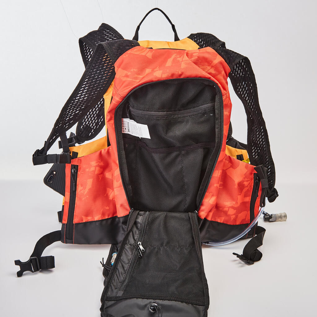 Mountain Bike Hydration Backpack Explore 7L/2L Water - Plum